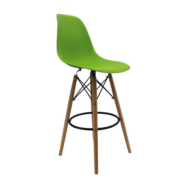 Butaco DKR Bar tipo Eames Verde