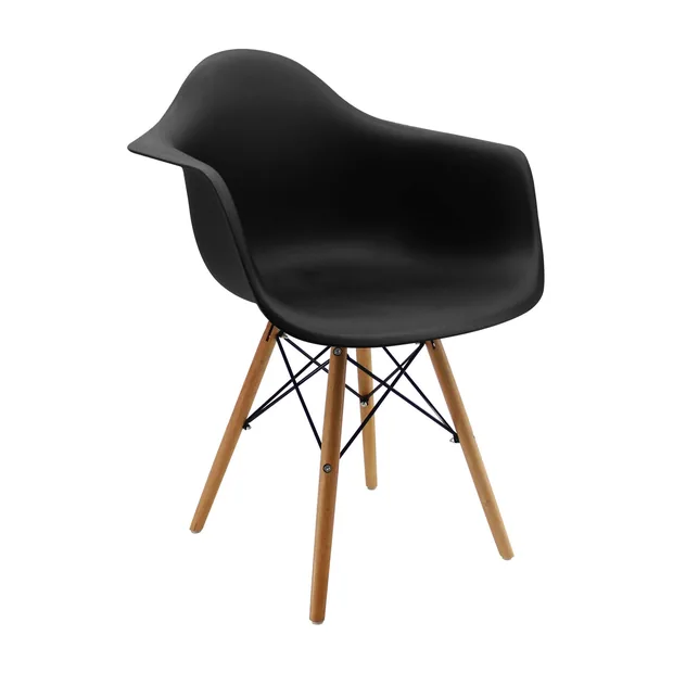 Silla DKR con Brazos Negra