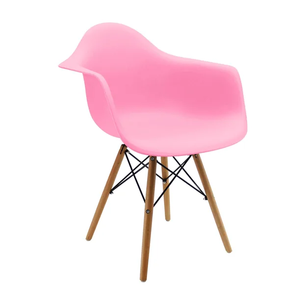 Silla DKR con Brazos Rosada