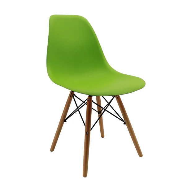 Silla DKR tipo Eames Verde